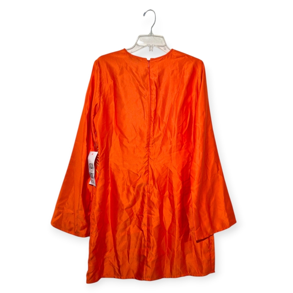 NEVER FULLY DRESSED Orange Genisis Sequin Embroidered Mini Dress 10 - Picture 4 of 8